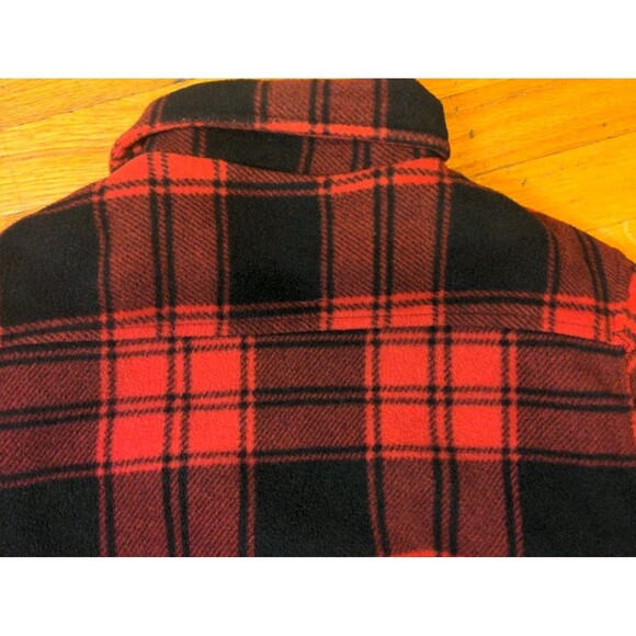 Stillwater Supply Co Womens Buffalo Plaid Sherpa Lined Shacket Workwear Jacket M - Picture 9 of 9